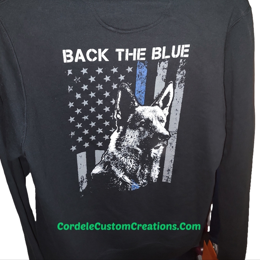 Thin Blue Line K9 hoodie